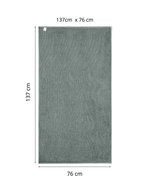 2li Banyo Havlusu Seti I Çakıl Küfü I %100 Pamuk (2’li 76x137 cm)