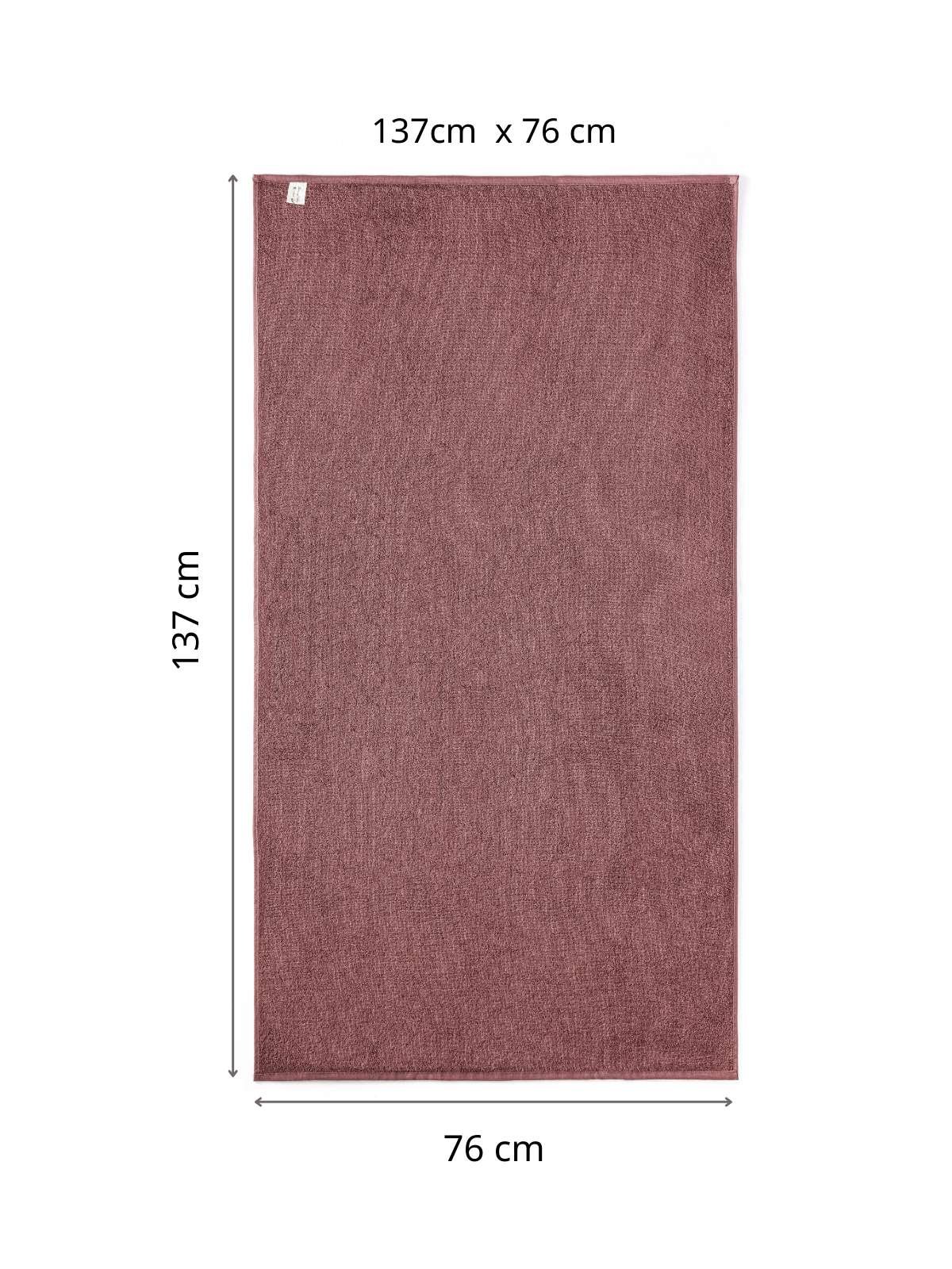 2li Banyo Havlusu Seti I Kış Vişnesi I %100 Pamuk (2’li 76x137 cm)