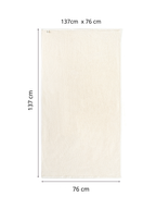 2li Banyo Havlusu Seti I Ekru I %100 Pamuk (2’li 76x137 cm)