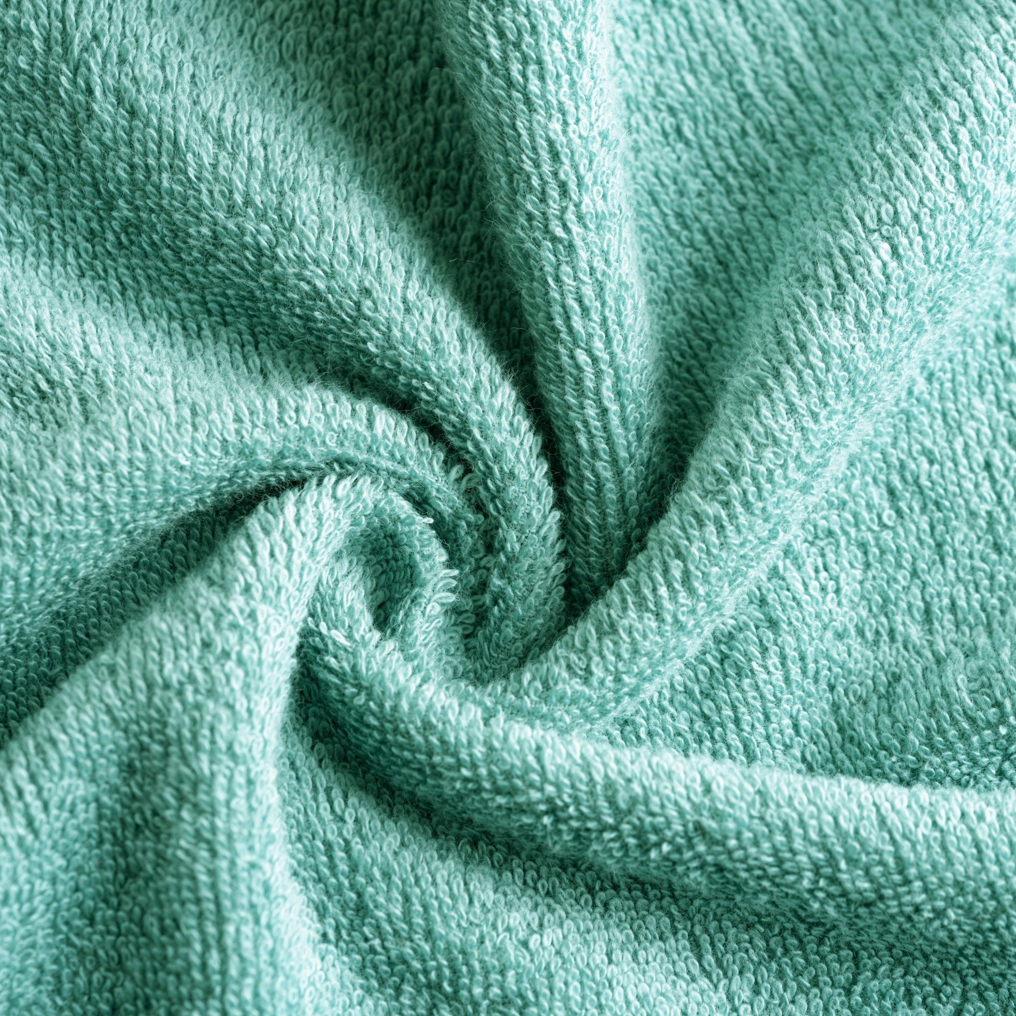 2li Banyo Havlusu Seti I Beyaz Turkuaz I %100 Pamuk (2’li 76x137 cm)