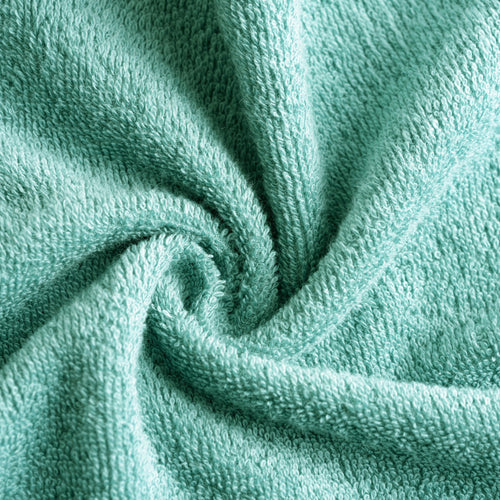 2li Banyo Havlusu Seti I Beyaz Turkuaz I %100 Pamuk (2’li 76x137 cm)