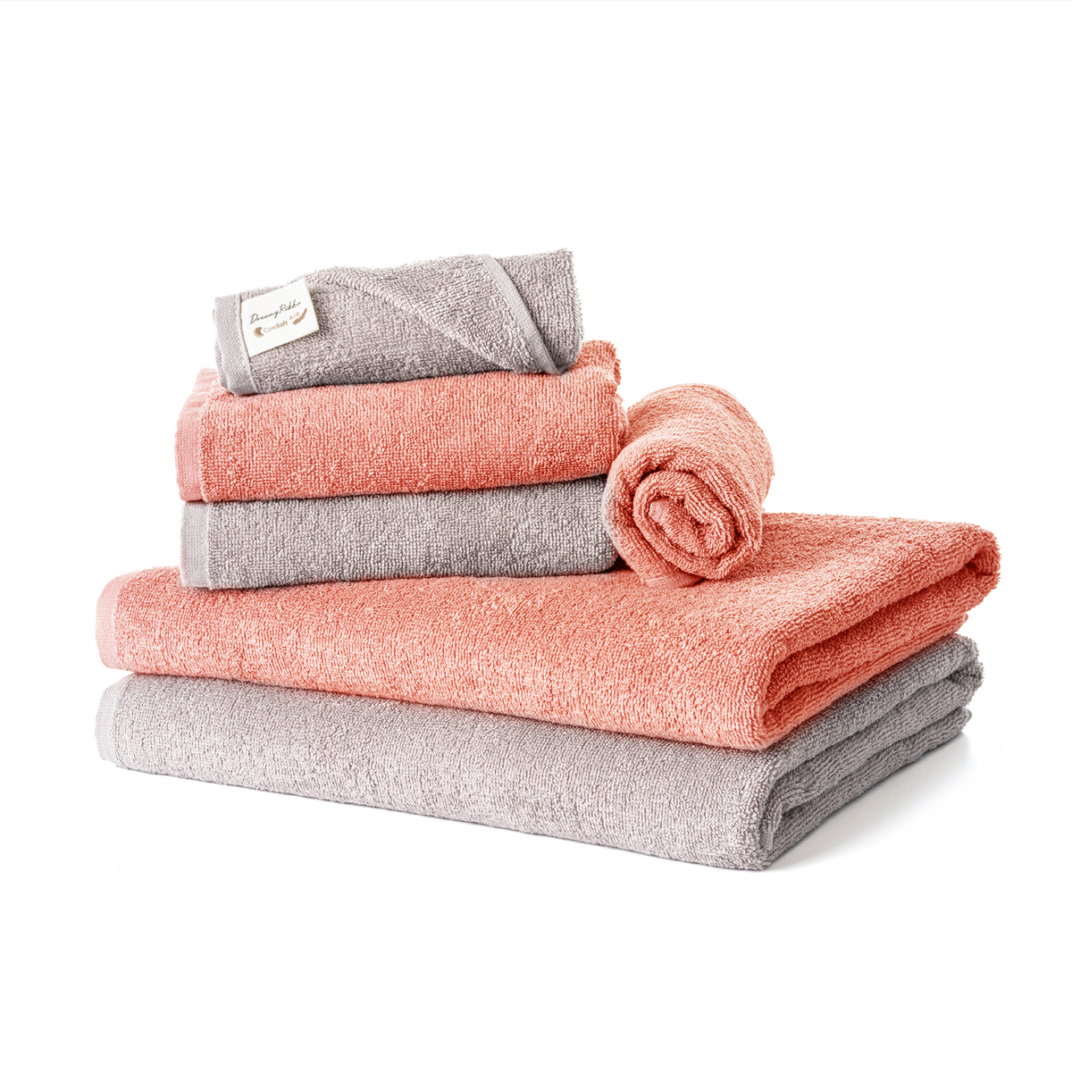 6'lı Havlu Seti | Coresoftair™ (2’li El,2’li Baş, 2’li Banyo havlusu)