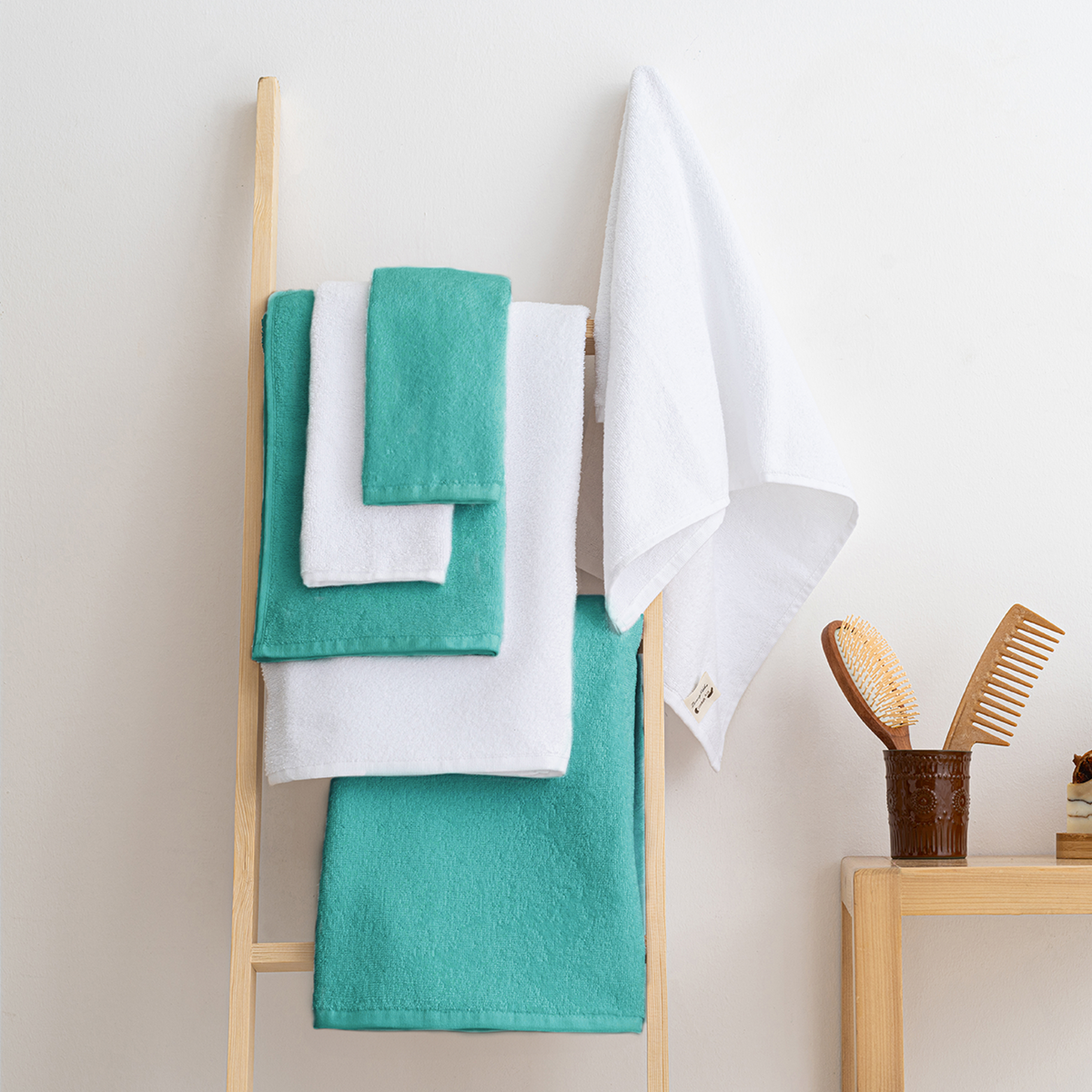 6'lı Havlu Seti | Coresoftair™ (2’li El,2’li Baş, 2’li Banyo havlusu)