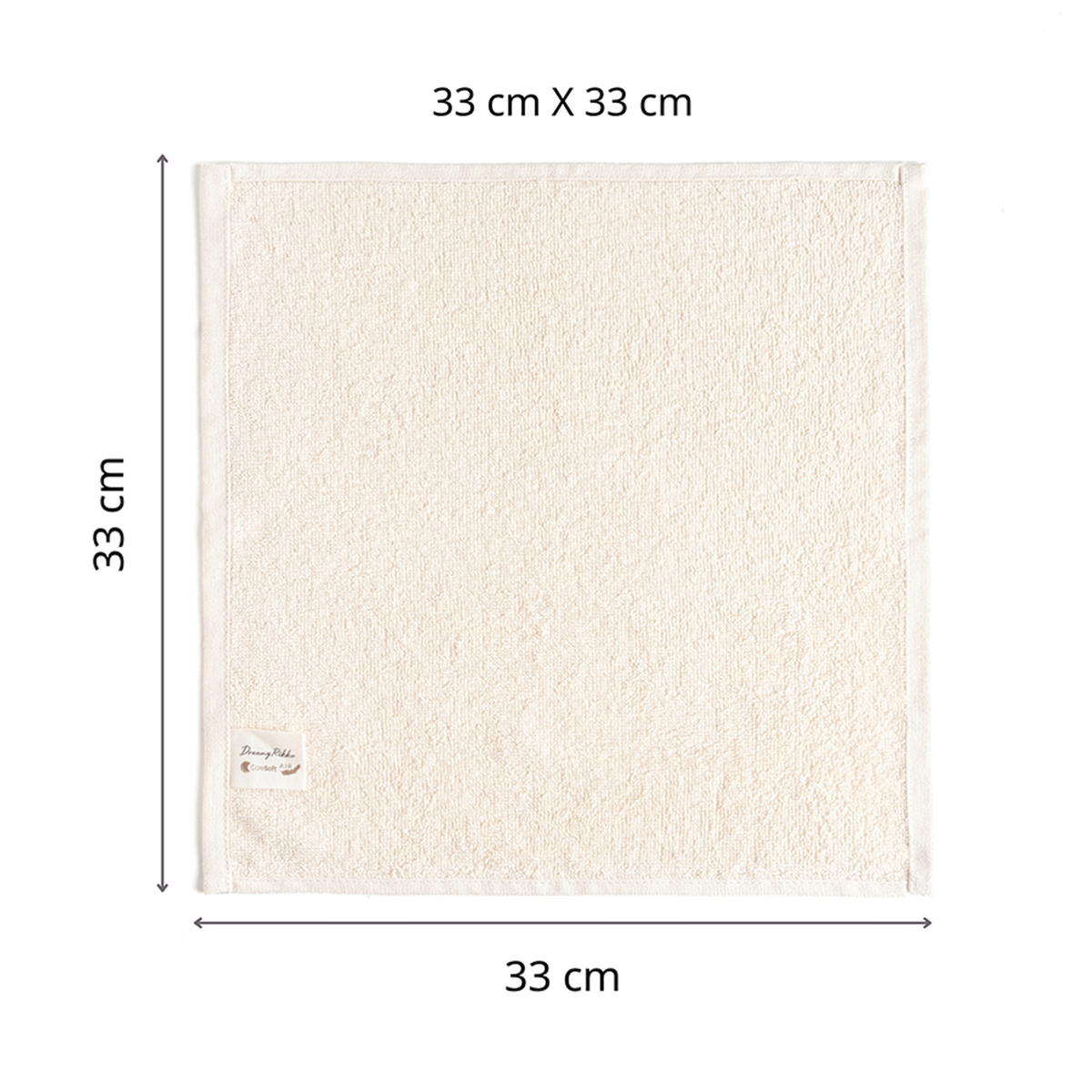 2'li El/Misafir Havlusu Seti | Coresoftair™ (33 × 33 cm)