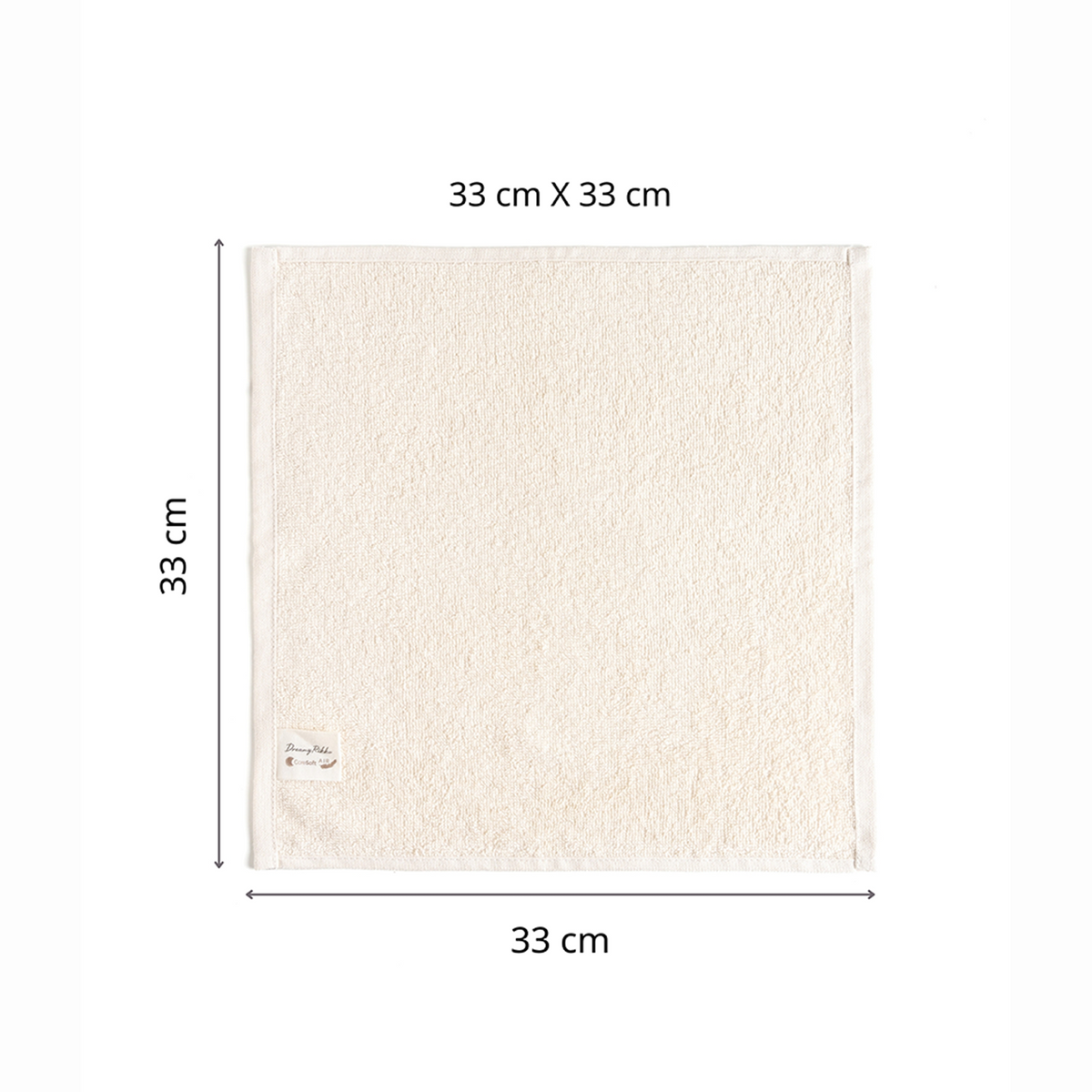 4'lü El/Misafir Havlusu Seti | Coresoftair™ (33 × 33 cm)
