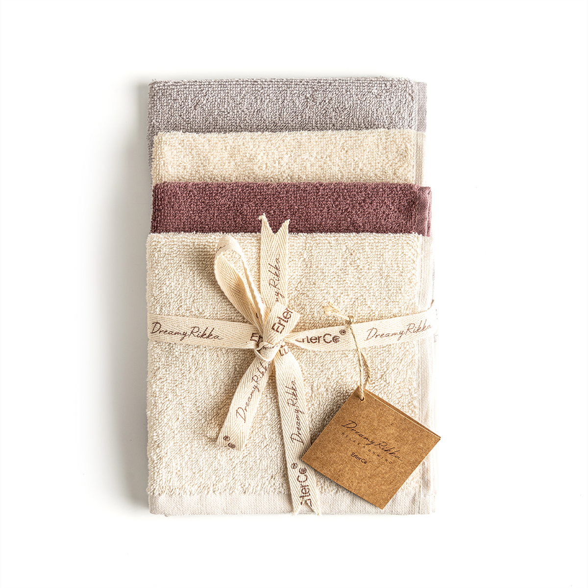 4'lü El/Misafir Havlusu Seti | Coresoftair™ (33 × 33 cm)