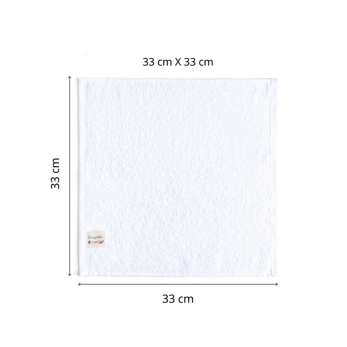 4'lü El/Misafir Havlusu Seti | Coresoftair™ (33 × 33 cm)