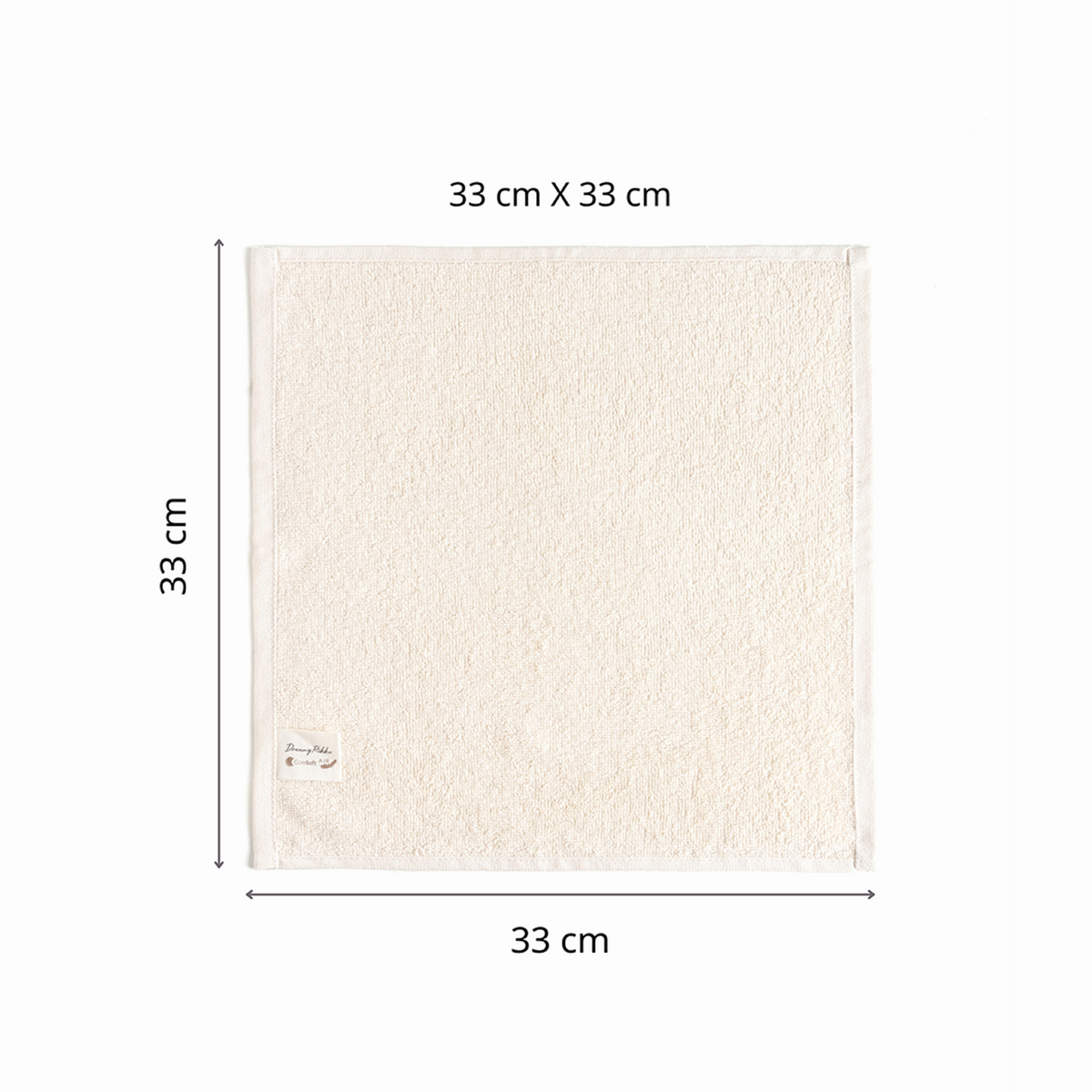 4'lü El/Misafir Havlusu Seti | Coresoftair™ (33 × 33 cm)