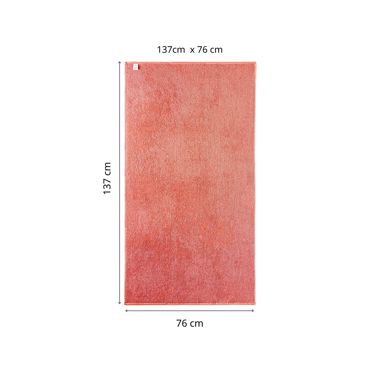 Tekli Banyo Havlusu | Coresoftair™ (76 × 137 cm)
