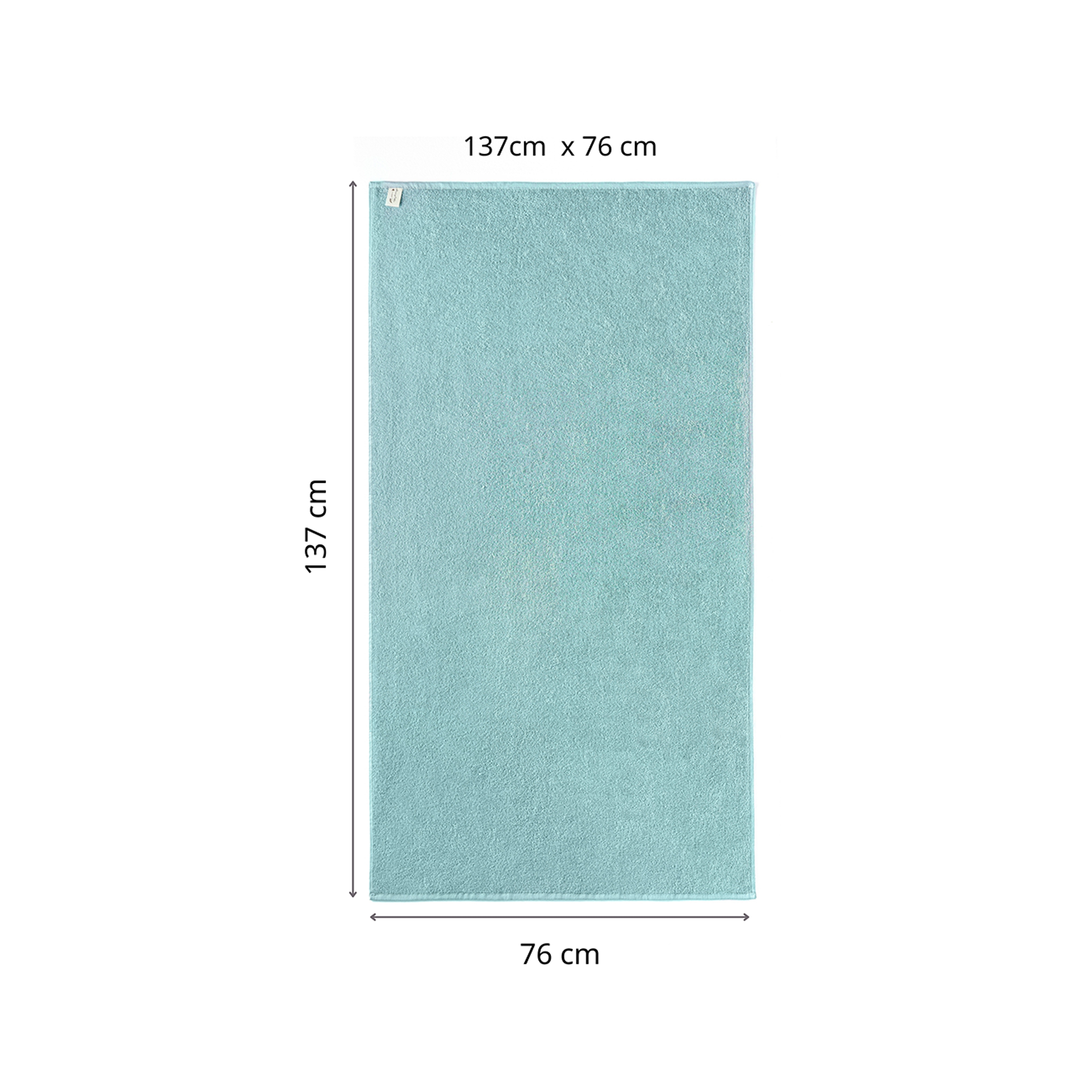 Tekli Banyo Havlusu | Coresoftair™ (76 × 137 cm)