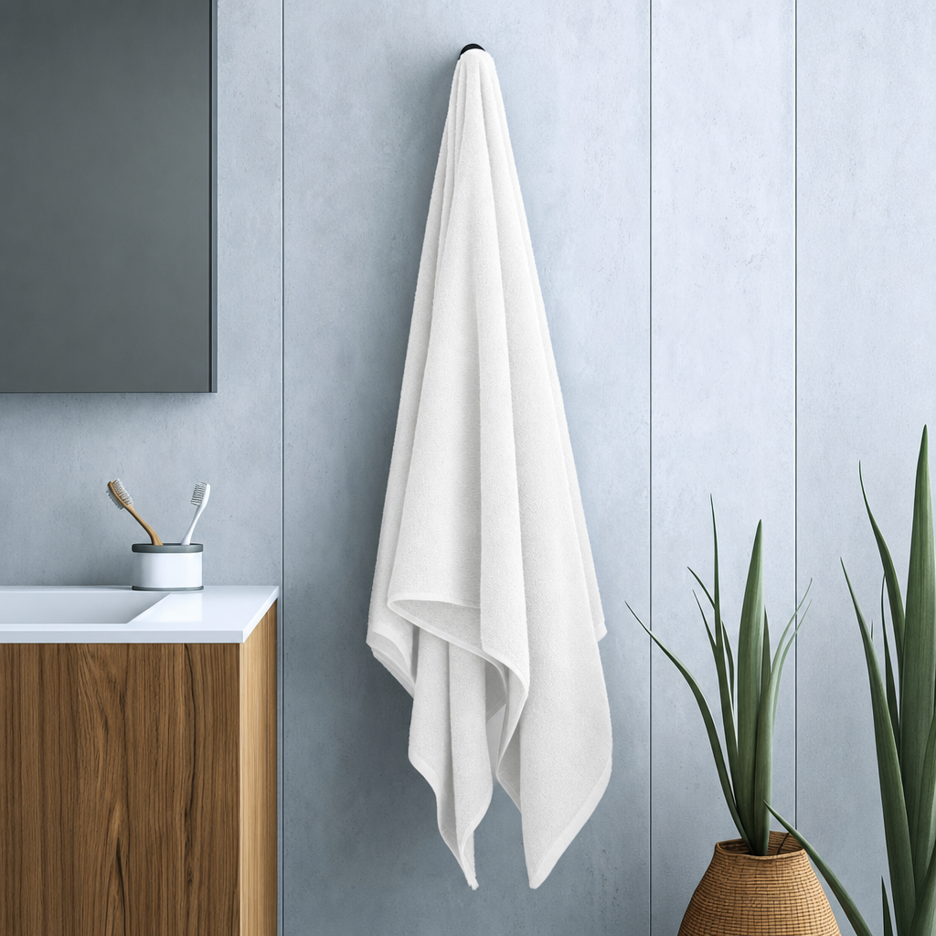 Tekli Banyo Havlusu | Coresoftair™ (76 × 137 cm)